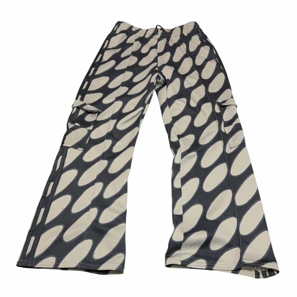 Adidas Originals x Marimekko Linssi Print Flare Knit Cargo Track Pants Size S